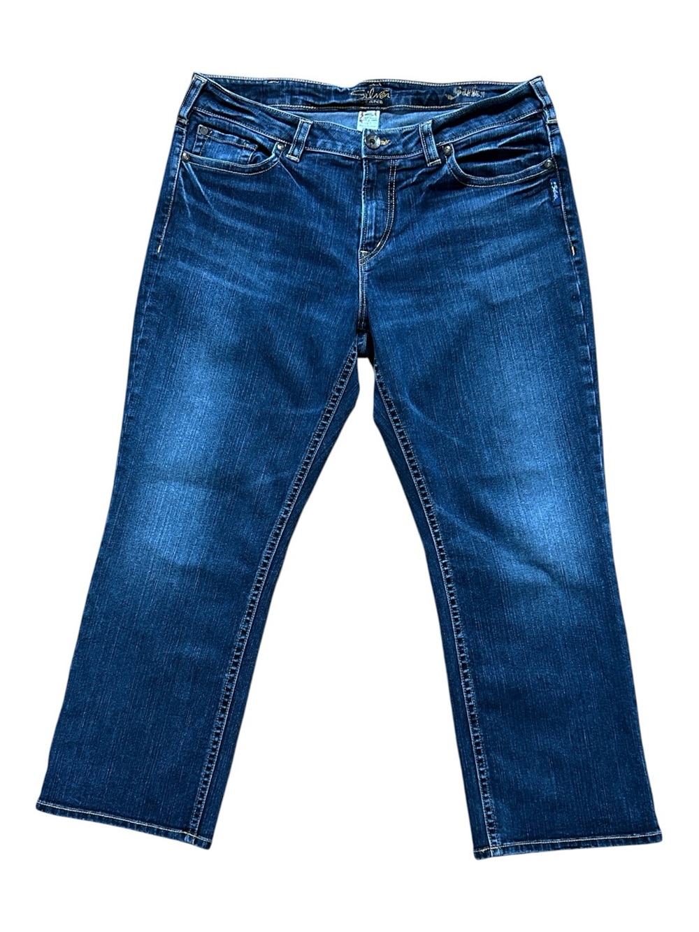 Silver Suki Capri Jeans